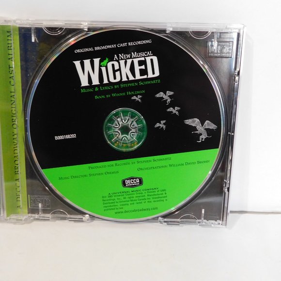 WICKED Original Broadway Cast Recording Soundtrack CD - Picture 6 of 7